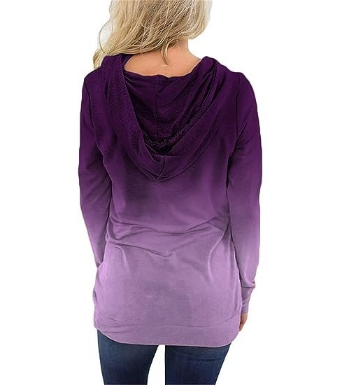 Women's Pullover Hoodie Tie Dye Sweatshirt Warm Top