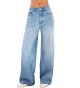 Women's High Waisted Wide Leg Jeans Straight Denim Pants Casual Baggy Trousers