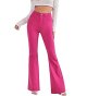 Women's Casual Denim Pants High Waist Stretchy Bell Bottom Flared Jeans
